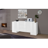 Credenza Pillon 210 –2+2 ante + 3 cassetti – Bianco Lucido