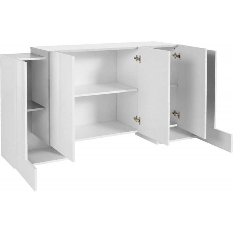 Credenza Pillon 170 – 2 ante + 3 ante – Bianco Lucido
