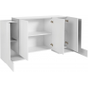 Credenza Pillon 170 – 2 ante + 3 ante – Bianco Lucido