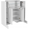 Vetrina Pillon – 130x135x45 – Bianco Lucido