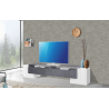 Porta TV Pillon 210 – 2+1 ante – Bianco Lucido/Report