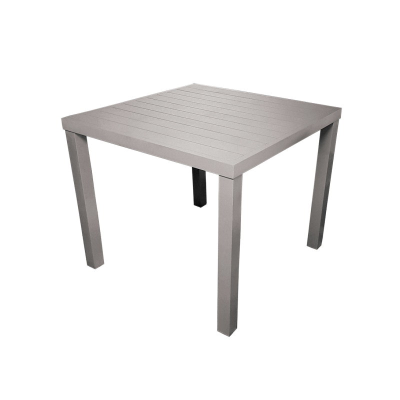 Set Tavolo San Vincenzo + 4 Sedie Elba MOIA tortora