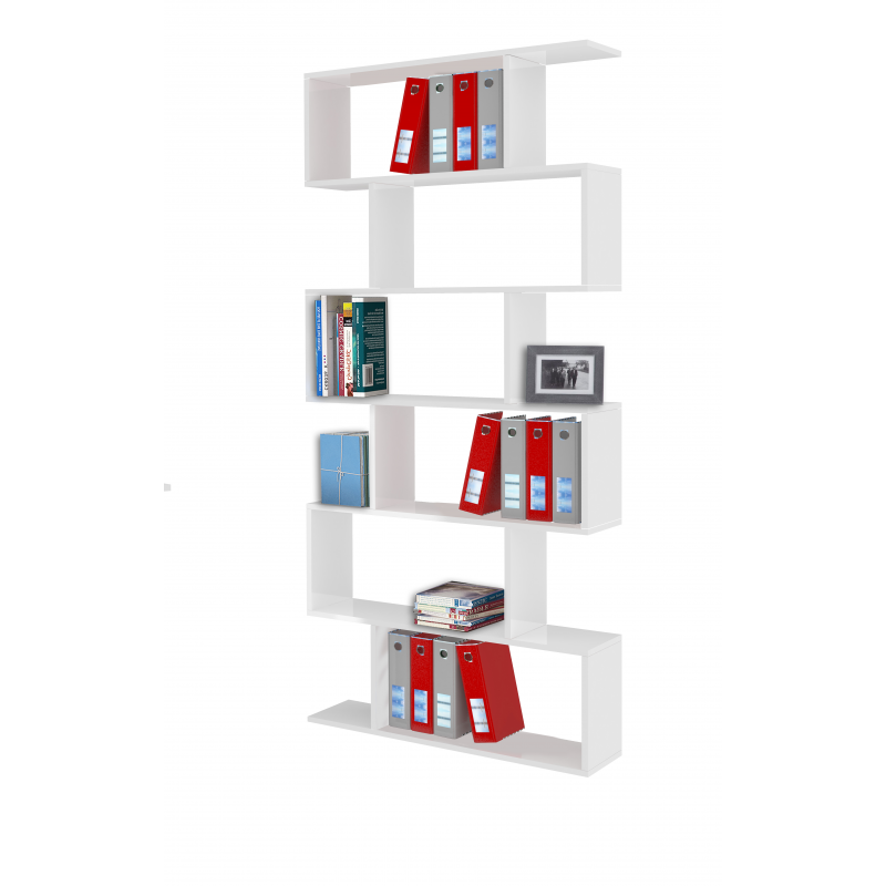 Libreria Calli – 84x192x24 – Bianco Lucido