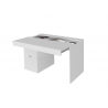 Scrivania Sliding 100 con piano allungabile – Bianco Larice