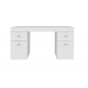 Scrivania Sliding 130 con piano allungabile – Bianco Larice