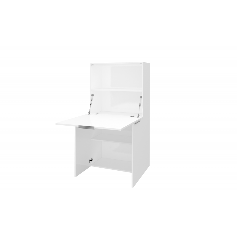 Scrivania Dalia Richiudibile ad armadio – 70x140x35 – Bianco Lucido