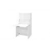 Scrivania Dalia Richiudibile ad armadio – 70x140x35 – Bianco Lucido