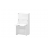 Scrivania Dalia Richiudibile ad armadio – 70x140x35 – Bianco Lucido