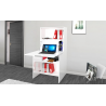 Scrivania Dalia Richiudibile ad armadio – 70x140x35 – Bianco Lucido