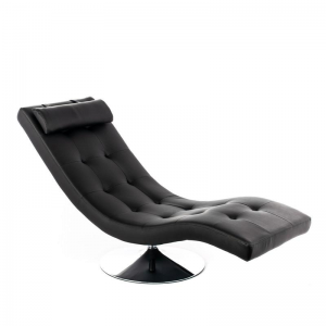 Zoom Poltrona Sleeper Chaise Long - Similpelle Nero