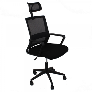 Set 2 sedie direzionali da ufficio modello Seller Nero