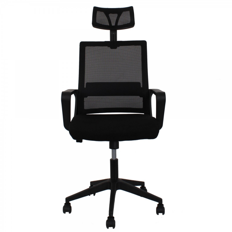 Set 2 sedie direzionali da ufficio modello Seller Nero