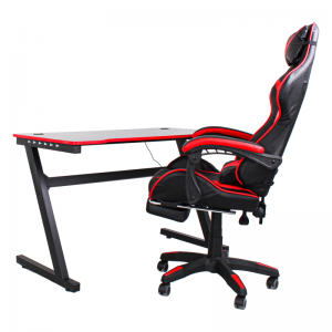 Scrivania modello Desk Gaming Nero/Rosso