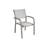 Set Tavolo da + 6 Sedie in alluminio Viareggio MOIA tortora