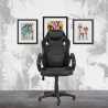 Sedia direzionale da ufficio modello Gaming colore Nero