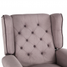 Poltrona Recliner Relax in tessuto modello Pacifica colore Tortora