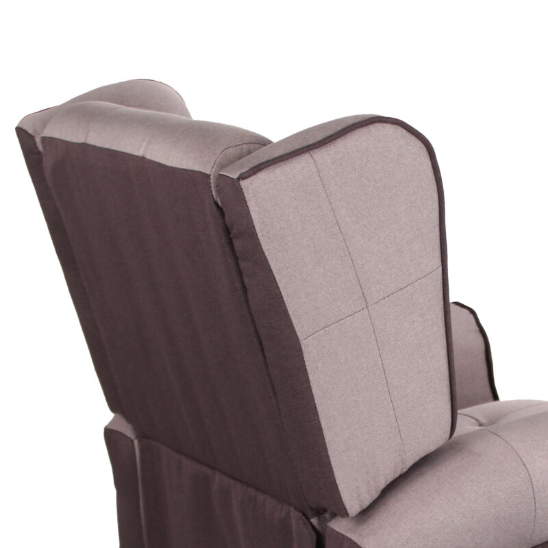 Poltrona Recliner Relax in tessuto modello Pacifica colore Tortora