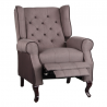 Poltrona Recliner Relax in tessuto modello Pacifica colore Tortora