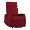 Poltrona Relax Manuale in tessuto modello Samoa colore Bordeaux