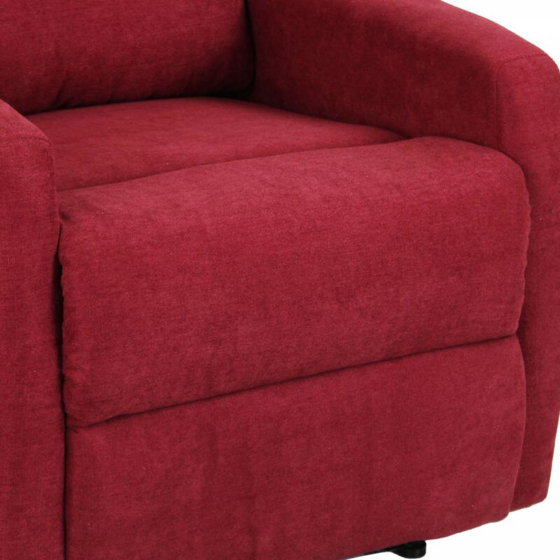 Poltrona Relax Manuale in tessuto modello Samoa colore Bordeaux