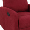 Poltrona Relax Manuale in tessuto modello Samoa colore Bordeaux
