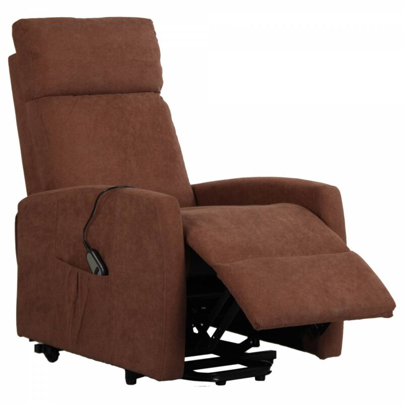 Fodera Elastica Per Poltrona Relax Olivia - Colore Marrone, Taglia Standard - 4 Pezzi, Lavabile, Antimacchia