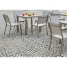 Set Tavolo San Donato + 6 Sedie Elba MOIA tortora