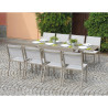 Set Tavolo San Donato + 6 Sedie Elba MOIA tortora