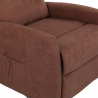 Poltrona Relax Elettrica in tessuto modello Samoa colore Marrone