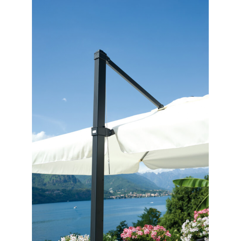 Impugnatura Sostitutiva Per Ombrello Curva, Manico In Plastica Resistente, Foro 14 Mm, Facile Da Montare - 3