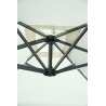 Copertura di ricambio per ombrellone MOIA Florida 3 x 2 mt, fusto antracite