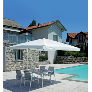 Zoom Copertura MOIA di ricambio ombrellone Florida 3 x 3 mt, fusto bianco