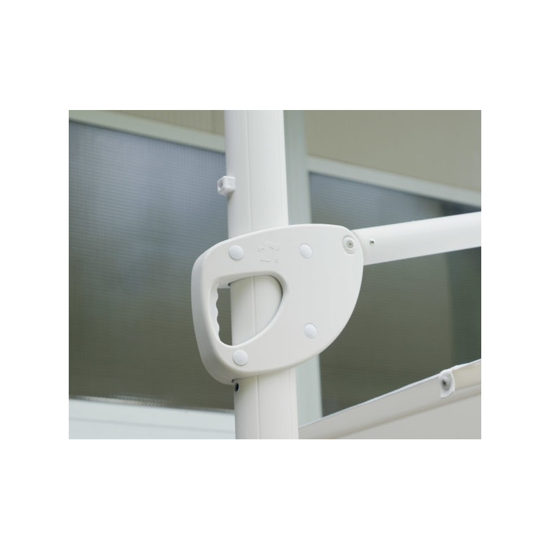 Ombrellone quadrato MOIA 3x3 mt. fusto bianco