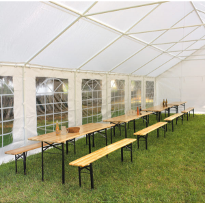 Zoom Set tende laterali di ricambio MOIA per tendone rettangolare 12x6 m