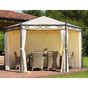 Zoom Copertura di ricambio MOIA per gazebo esagonale da 4 m cop 370
