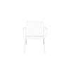 Set Tavolino Balcony + 2 Poltrone Balcony Set Valencia Resina Bianco Moia