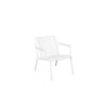 Set Tavolino Balcony + 2 Poltrone Balcony Set Valencia Resina Bianco Moia