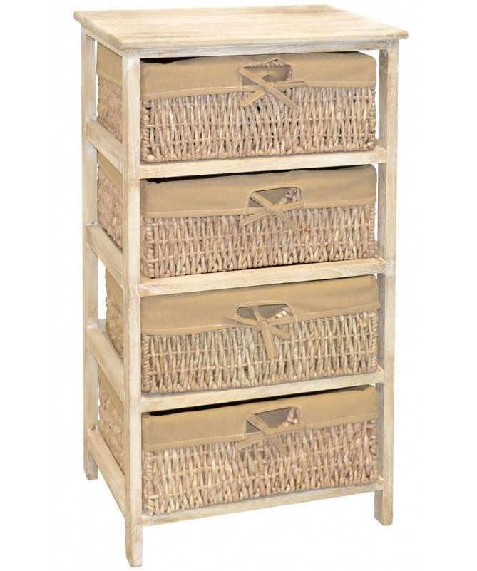 CASSETTIERA ANGELA 4 cassetti MAIS 42x32x81