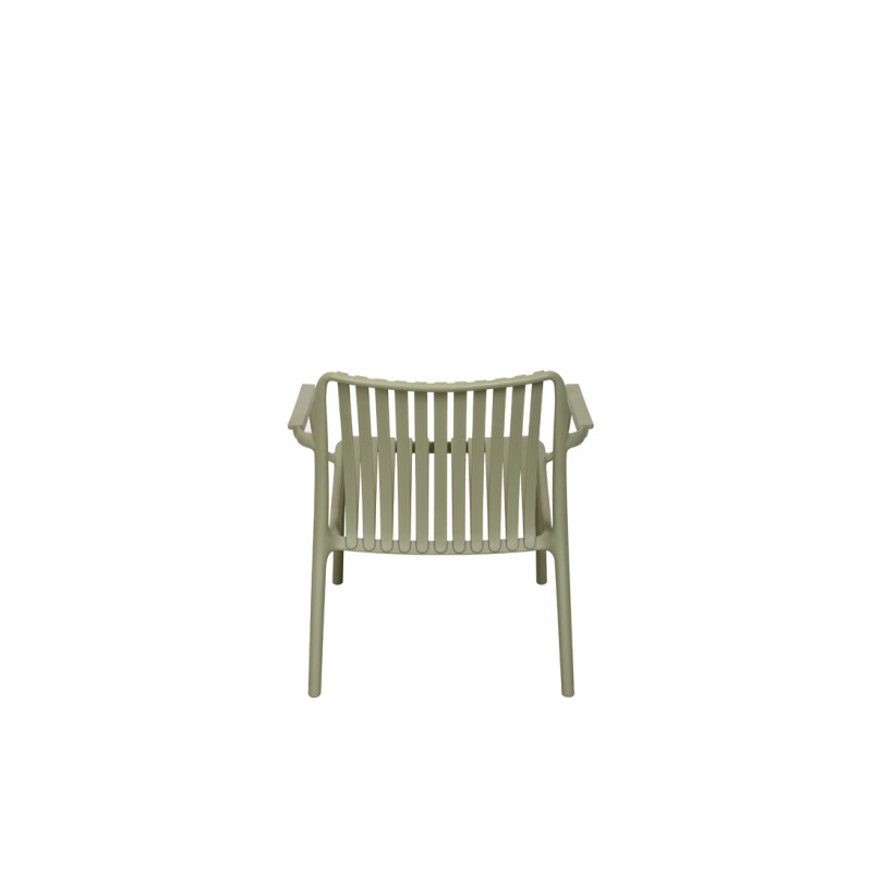 Set Tavolino Balcony + 2 Poltrone Balcony Set Valencia Resina Verde Moia