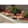 Set Tavolino Balcony + 2 Poltrone Balcony Set Valencia Resina Mattone Moia