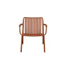 Set Tavolino Balcony + 2 Poltrone Balcony Set Valencia Resina Mattone Moia