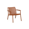 Set Tavolino Balcony + 2 Poltrone Balcony Set Valencia Resina Mattone Moia