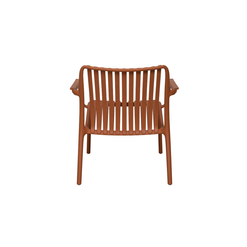 Set Tavolino Balcony + 2 Poltrone Balcony Set Valencia Resina Mattone Moia