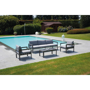 Zoom Divano MOIA 3 posti coffee set Marsiglia antracite