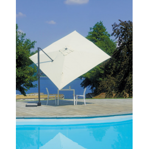 Zoom Ombrellone California MOIA 3x3 mt. con tilt basculante fusto antracite