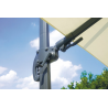 Ombrellone California MOIA 3x3 mt. con tilt basculante fusto antracite