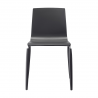 SET DUE SEDIE NATURAL ALICE TECNOPOLIMERO MADE IN ITALY SCAB DESIGN