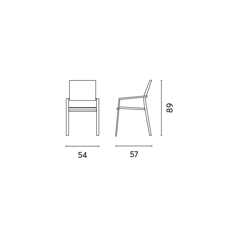 Set Tavolo pieghevole + 2 Sedie Zara Alluminio Bianco Text Grigio Chiaro Moia