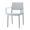SET 4 PEZZI SEDIA EMI CON BRACCIOLI TECNOPOLIMERO MADE IN ITALY SCAB DESIGN