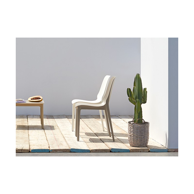 SET 6 SEDIE GINEVRA TECNOPOLIMERO SCAB DESIGN